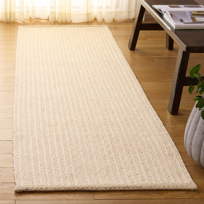 Tapis rayé en fibre de sisal Natural Fibre 529