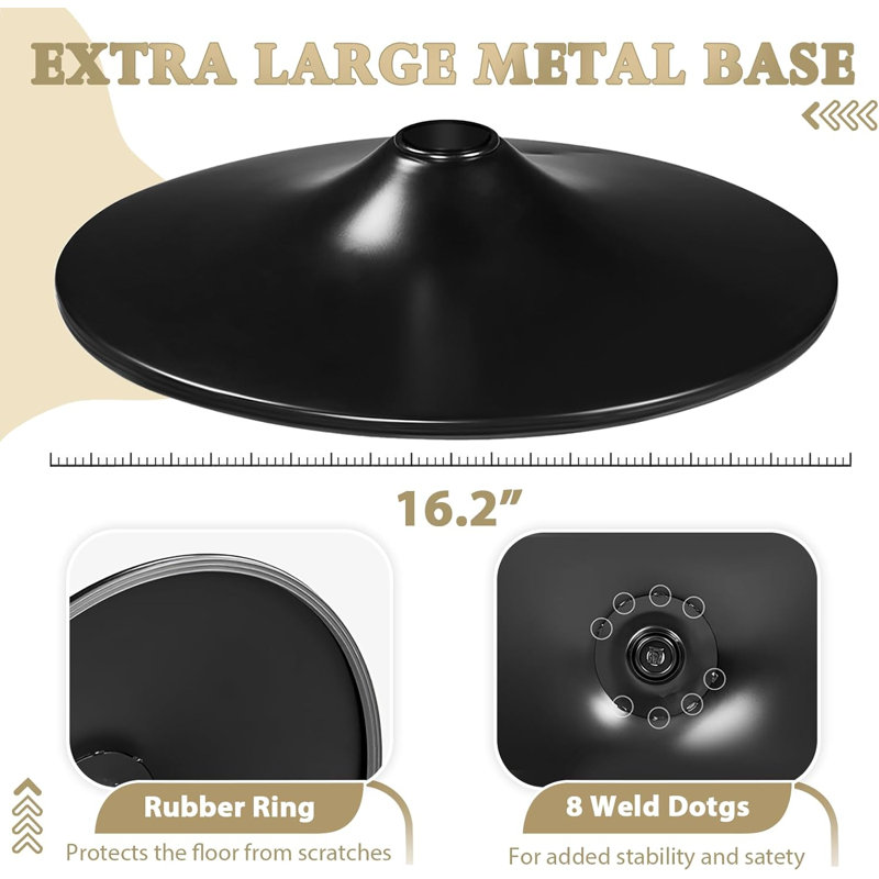 Halima Swivel Upholstered Adjustable Height Counter Stool with Metal Frame, Brown