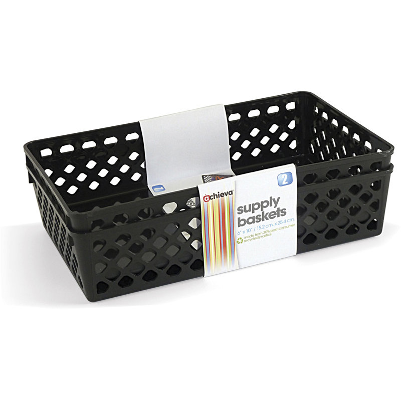 Panier en plastique achieva supply, H 2,3 po x l 10,06 po x P 6,13 po