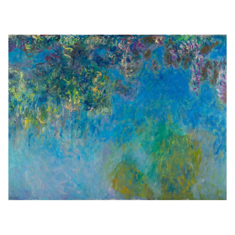 «Wisteria» par Claude Monet - Estampe numérique, H 22 po x l 28 po