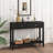 Console Table With Drawers, Narrow Wood Accent Sofa Table Entryway Table With Storage Shelf For Entryway, Front Hall, Hallway, Living Room