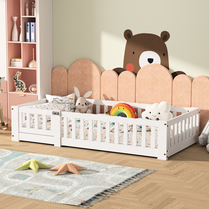 Solid Wood Bed, 120 x 200cm