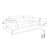 Bastow 89'' Top Grain Genuine Leather Flared Arm Sofa-89794135