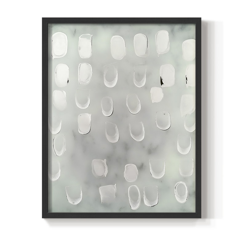 "ABSTRACT Series DCCLXV III" par J Paul, Noir, H 15 po x l 12 po