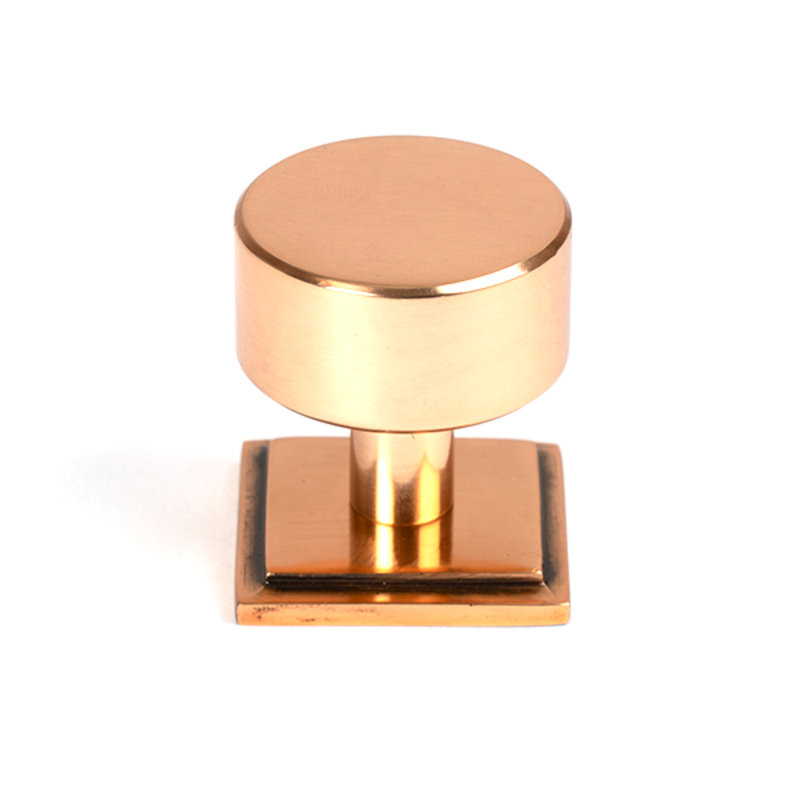 320mm Square Knob, Polished Bronze