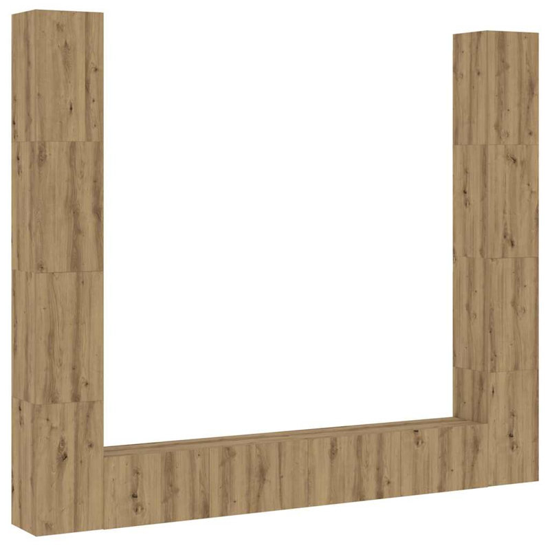 Moosup TV Stand for TVs up to 24", Artisan Oak