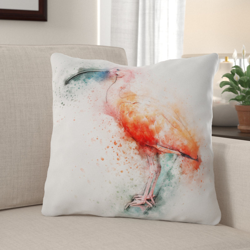 Coussin de jeté ibis Edmundson, Microsuède, Intérieur