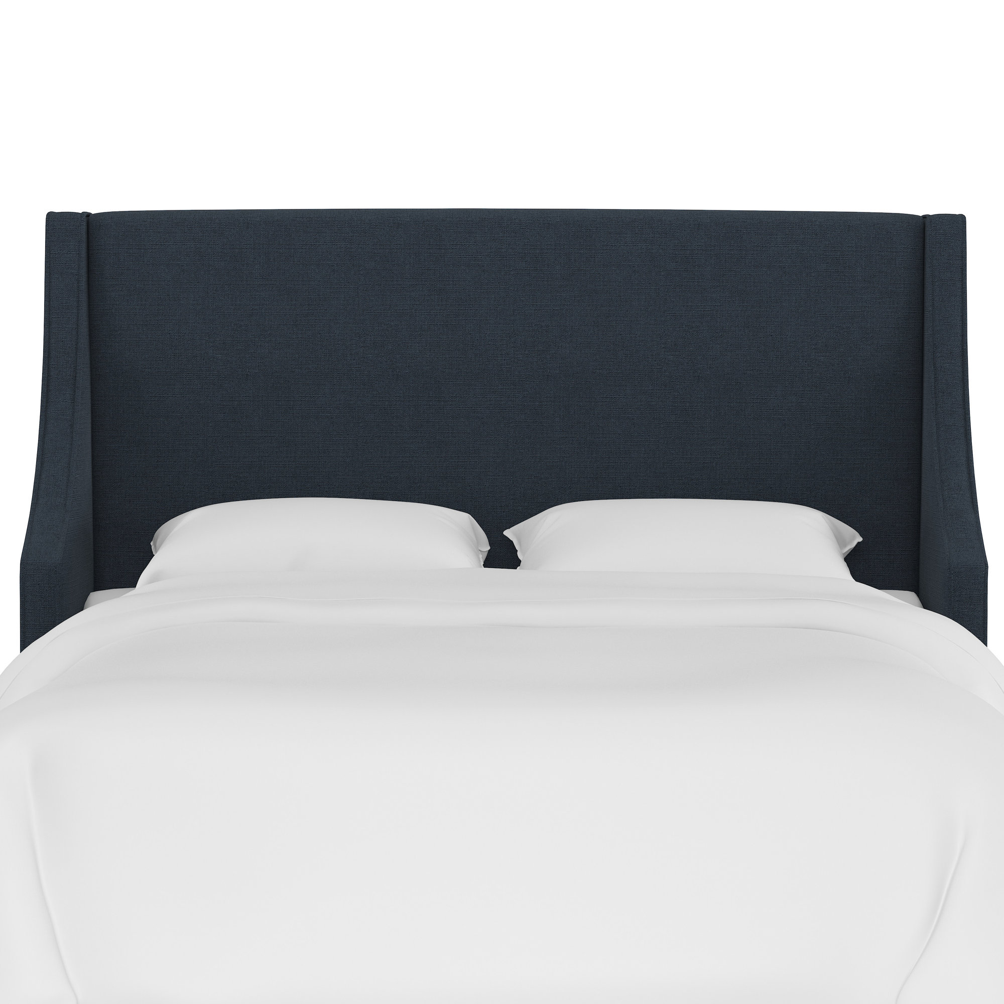 Riane Upholstered Headboard, Classic Navy Linen, Full