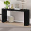 Console courbée à rayures verticales uniques, idéale pour le salon, le bureau ou l'entrée | Idée de cadeau-415966270