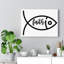 Faith Fish - Wrapped Canvas Print-783873256