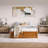 Concord Solid Wood Platform Bed with Footboard & Twin XL Trundle-96140405-126307753