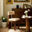 Chaise d'appoint rembourrée en coton