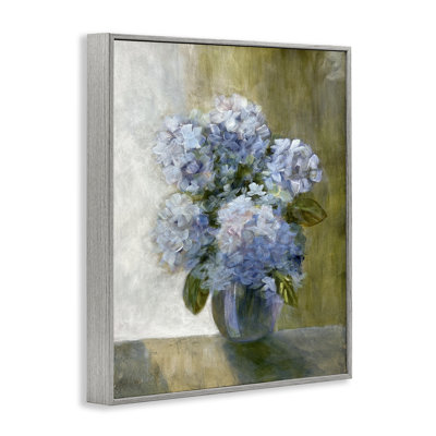 Hortensias dans un vase, art par Doris Charest bg-148