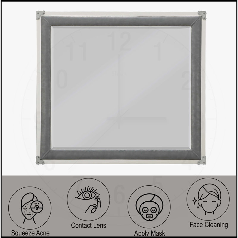 Orchest Gray Finish Mirror
