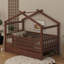 Wooden House Bed With Trundle-351713181-351713182
