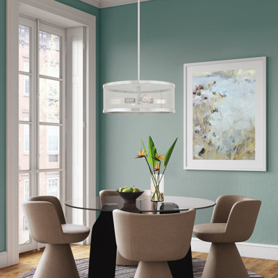 Emilia 4 - Light Dimmable Drum Chandelier