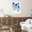 «Belize Emprunted and Blue Flowers II», impression encadrée sur papier par Danhui Nai-91291873-91291879