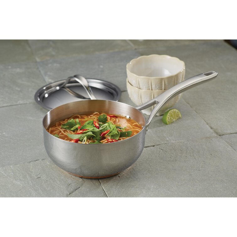 Anolon Nouvelle Copper Stainless Steel 12 French Skillet 