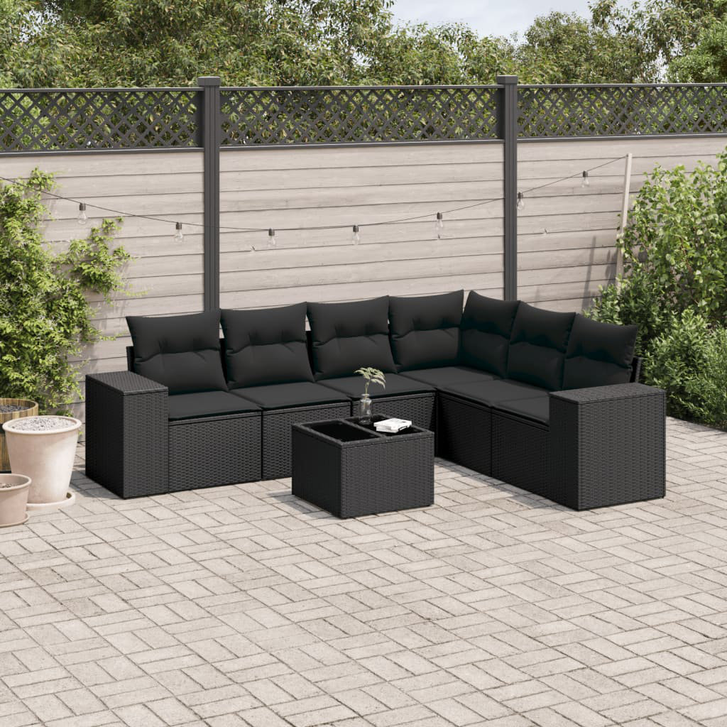 Gartensofa mit Kissen