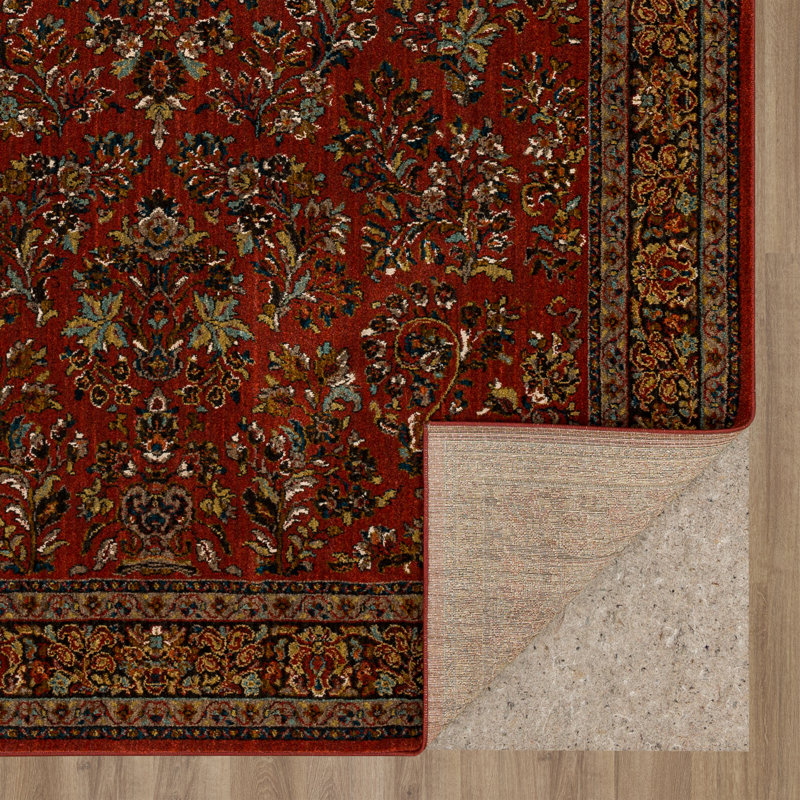 Gray Rectangular Stain-Resistant Synthetic Area Rug