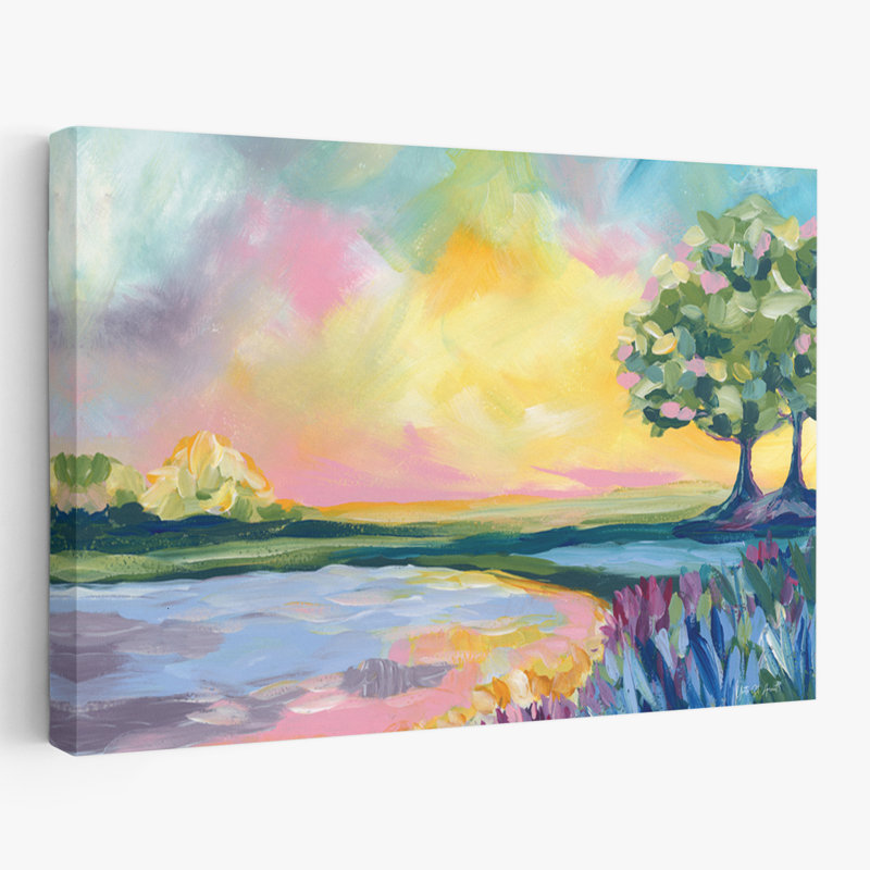 Contemporary Spring Meadow II, 24" H x 16" W