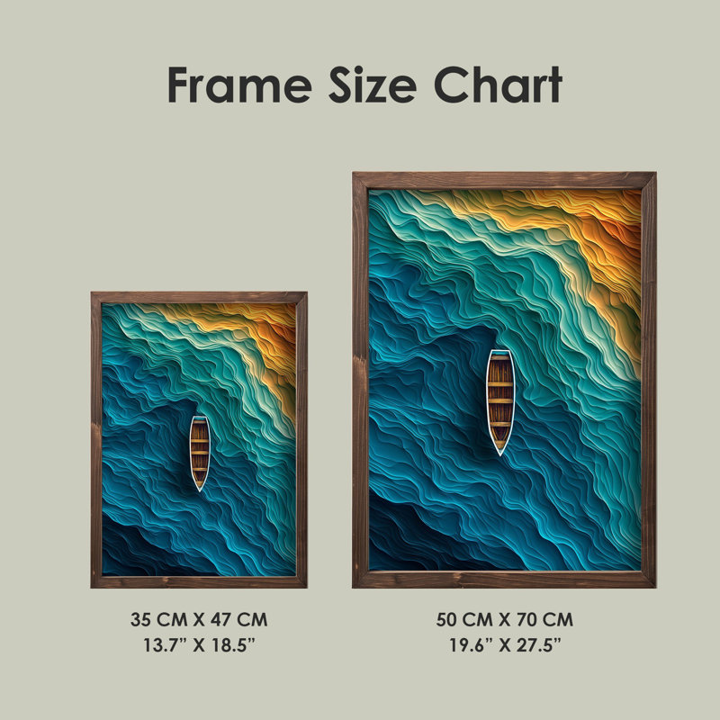 Stunning Decorative Framed MDF Painting, 13.8 x 18.5 x 0.8 inches | 100% MDF with 3 mm Thickness, Elegant Pine Wood Frame | UV Printed Artwork for Home Decor, Perfect for Living Room & Bedroom Accent