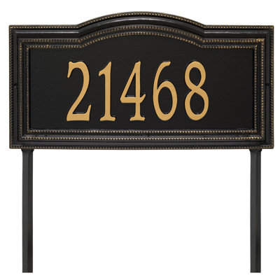 Signature Series 1-Line Lawn Address Sign