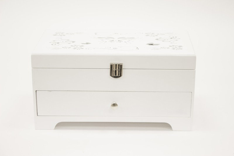 Wood Jewelery Box + Drawers