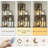 66.14" H Bookcases With Led Light