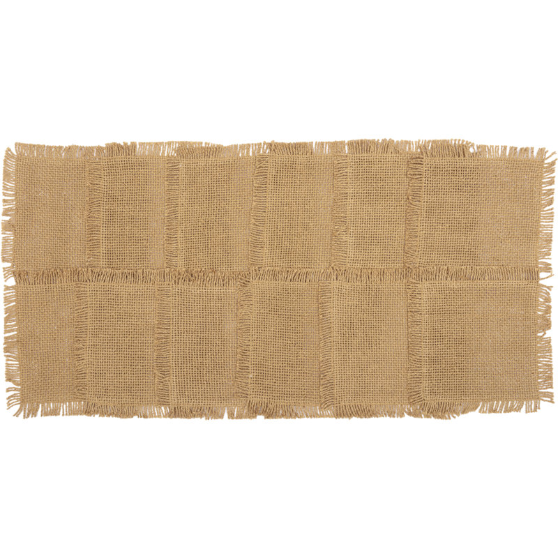 Sous-verre en toile de jute