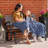 Powder Coated Steel Outdoor Glider