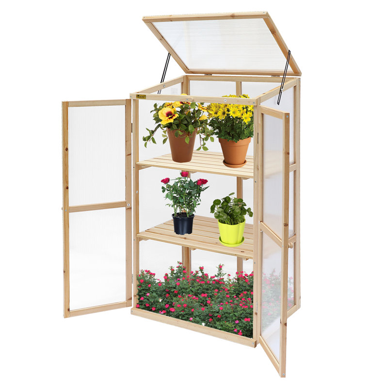 3.9' W x 2.4' D Mini Greenhouse
