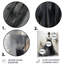 Minimaliste noir et blanc chic robe III - art mural en métal Dior-101154341
