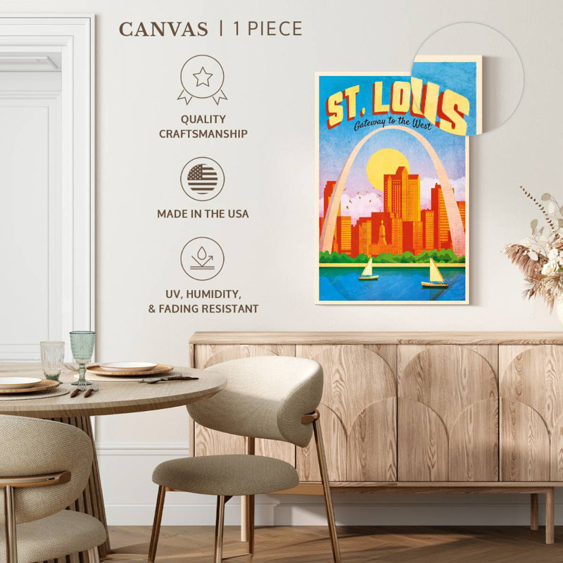 Affiche St. Louis Gateway, H 30 po x l 20 po
