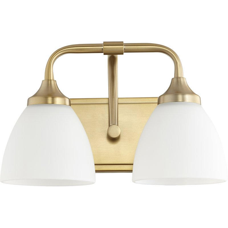 Cariah 2 - Light Dimmable Vanity Light, Aged Brass