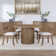 Fiammetta Solid Wood Upholstered Cushion Dining Chair