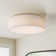 Armande Linen LED Flush Mount