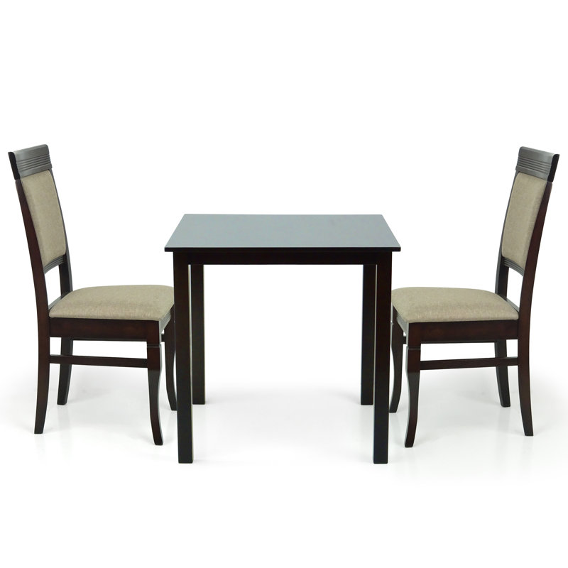 Ensemble de salle à manger L 29,5 po x l 29,5 po Marciano, Noir / beige