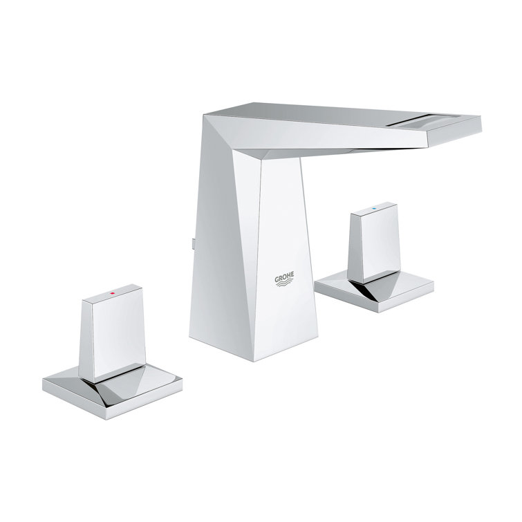 Allure Brilliant Widespread Bathroom Faucet with Drain Assembly