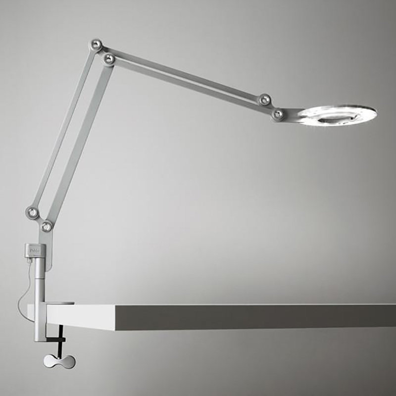 Link Clamp Desk Lamp, 33" H x 8.5" W x 3" D, Black
