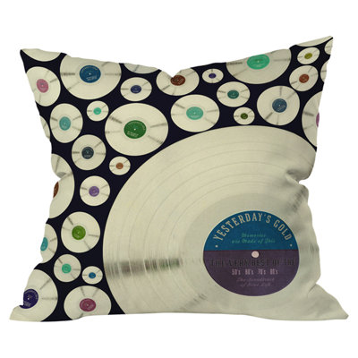Housse et insert de coussin carré Evergreen Musi