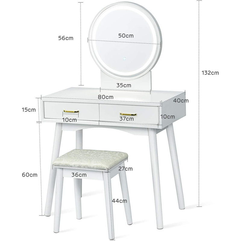 Jarnagin Dressing Table with Mirror