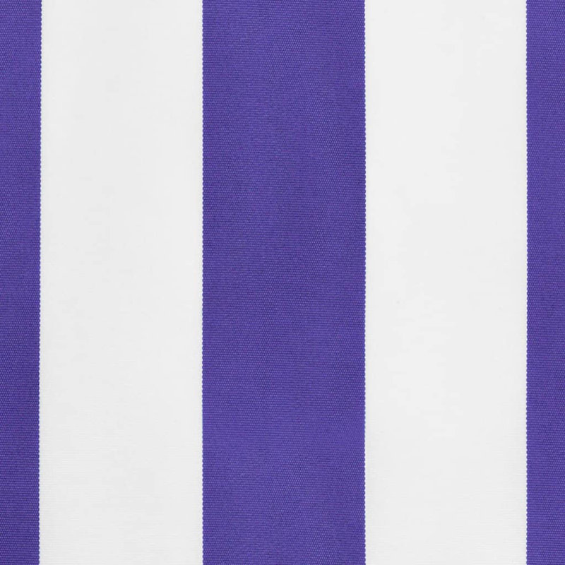 Replacement Fabric For Awning Valance, Striped, 580cm W x 20cm D, Blue/White