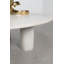 Table basse ronde en marbre véritable Pyle