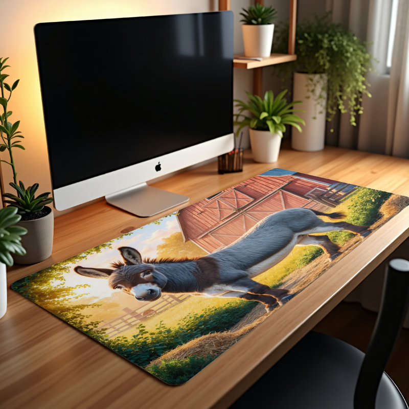 Polyester Desk Pad, 31.5x15.5
