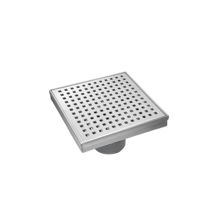 HEATGENE HB-DN6S Tile-In Shower Drain Finish: Brush