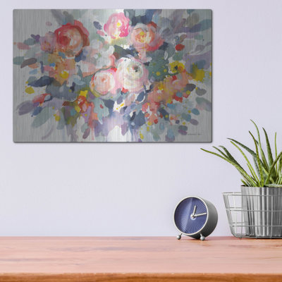 Winston Porter «Bloom Burst» par Danhui Nai, art mural en métal