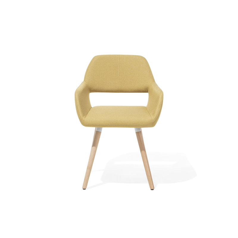 Alida 49cm H Upholstered Armchair, Yellow