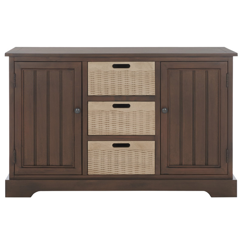 Paille 39.75'' Console Table, Brown/Natural 