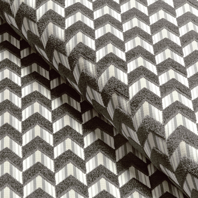 Breckenridge Bailey Velvet Fabric, Gray